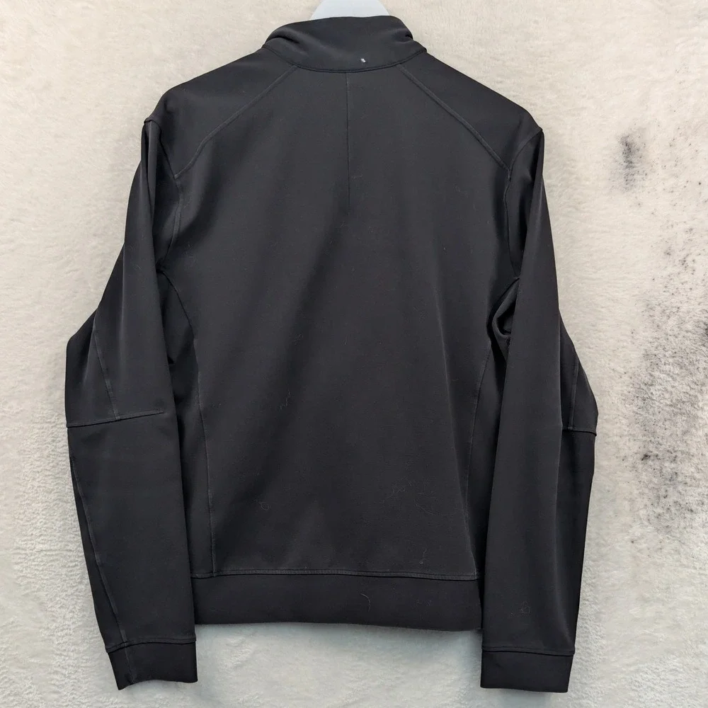 Lululemon Sojourn Jacket Men's Large Black Full Zip Technical Gym Athleisure